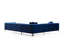 Pirkti Kampinė sofa Hanah Home Como, tamsiai mėlyna, dešininė, 270 x 310 x 70 cm - Photo 4