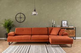 Pirkti Kampinė sofa Hanah Home Mustang Small, oranžinė, dešininė, 174 x 274 x 83 cm - Photo 8