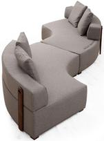 Pirkti Kampinė sofa Hanah Home Gondol-5, pilka, universalus, 380 x 105 x 70 cm - Photo 2
