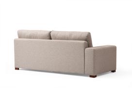 minkstas kampas rudas - Kampinė sofa Hanah Home Lena, smėlio, kairinė, 190 x 323 x 85 cm - 3 nuotrauka