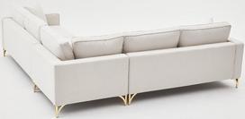 Pirkti Kampinė sofa Hanah Home Berlin, aukso/kreminė, 258 x 258 x 83 cm - Photo 6