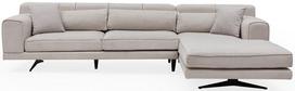 Kampinė sofa Hanah Home Jivago, smėlio, dešininė, 308 x 198 x 78 cm