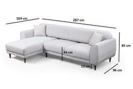 Pirkti Kampinė sofa Hanah Home Image, smėlio, kairinė, 169 x 287 x 85 cm - Photo 8