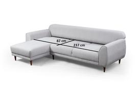 Pirkti Kampinė sofa Hanah Home Image, smėlio, kairinė, 169 x 287 x 85 cm - Photo 9