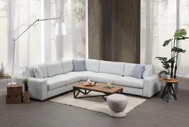 Pirkti Kampinė sofa Hanah Home Loop 20, smėlio, 282 x 322 x 85 cm - Photo 6