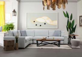 Pirkti Kampinė sofa Hanah Home Loop 20, smėlio, 282 x 322 x 85 cm - Photo 8
