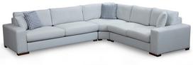 Kampinė sofa Hanah Home Loop 22, smėlio, 322 x 282 x 85 cm