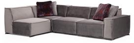 Kampinė sofa Hanah Home Lego Corner 9 7, pilka, 190 x 300 x 76 cm