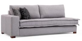 Pirkti Kampinė sofa Hanah Home Lena 560ARE1180, šviesiai pilka, dešininė, 190 x 323 x 85 cm - Photo 3