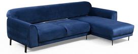 melyna sofa lova - Kampinė sofa Hanah Home Image 560ARE1141, tamsiai mėlyna, dešininė, 169 x 287 x 85 cm - 4 nuotrauka