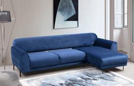 melyna sofa lova - Kampinė sofa Hanah Home Image 560ARE1141, tamsiai mėlyna, dešininė, 169 x 287 x 85 cm - 10 nuotrauka