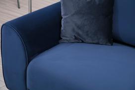 melyna sofa lova - Kampinė sofa Hanah Home Image 560ARE1141, tamsiai mėlyna, dešininė, 169 x 287 x 85 cm - 13 nuotrauka