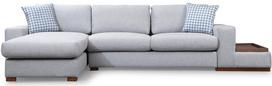 Pirkti Kampinė sofa Hanah Home Loop 14, pilka/šviesiai pilka, kairinė, 332 x 194 x 85 cm - Photo 1