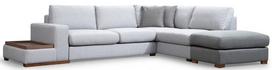 Pirkti Kampinė sofa Hanah Home Loop 4, pilka/šviesiai pilka, dešininė, 308 x 246 x 85 cm - Photo 1