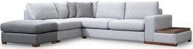 Pirkti Kampinė sofa Hanah Home Loop 3, pilka/šviesiai pilka, kairinė, 308 x 246 x 85 cm - Photo 1