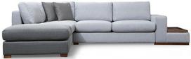 Pirkti Kampinė sofa Hanah Home Loop 3, pilka/šviesiai pilka, kairinė, 308 x 246 x 85 cm - Photo 2