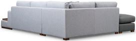 Pirkti Kampinė sofa Hanah Home Loop 3, pilka/šviesiai pilka, kairinė, 308 x 246 x 85 cm - Photo 3