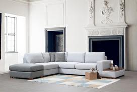 Pirkti Kampinė sofa Hanah Home Loop 3, pilka/šviesiai pilka, kairinė, 308 x 246 x 85 cm - Photo 6