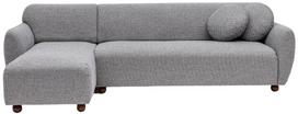Kampinė sofa Hanah Home Eddy CHL-3R, šviesiai pilka, kairinė, 273 x 93 x 86 cm