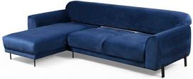 Kampinė sofa Hanah Home Image Chl-3R, tamsiai mėlyna, kairinė, 287 x 169 x 85 cm