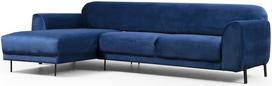melyna sofa lova - Kampinė sofa Hanah Home Image Chl-3R, tamsiai mėlyna, kairinė, 287 x 169 x 85 cm - 2 nuotrauka