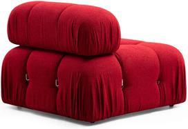 sofa senukai - Kampinė sofa Hanah Home Bubble L1-O1-1R -PUF, raudona, universalus, 190 x 288 x 75 cm - 4 nuotrauka