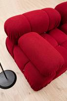 sofa senukai - Kampinė sofa Hanah Home Bubble L1-O1-1R -PUF, raudona, universalus, 190 x 288 x 75 cm - 8 nuotrauka