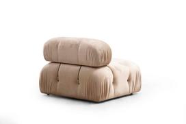 Pirkti Kampinė sofa Hanah Home Bubble L1-O1-1R -PUF, kreminė, universalus, 190 x 288 x 75 cm - Photo 6