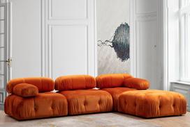 Pirkti Kampinė sofa Hanah Home Bubble L1-O1-1R -PUF, oranžinė, universalus, 190 x 288 x 75 cm - Photo 1
