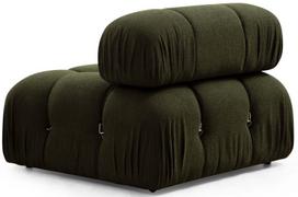 pufas zalia - Kampinė sofa Hanah Home Bubble L1-O1-1R-PUF, žalia, dešininė, 190 x 288 x 75 cm - 4 nuotrauka