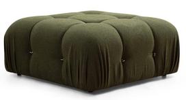 pufas zalia - Kampinė sofa Hanah Home Bubble L1-O1-1R-PUF, žalia, dešininė, 190 x 288 x 75 cm - 7 nuotrauka