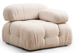 Pirkti Kampinė sofa Hanah Home Bubble L1-O1-1R-PUF, kreminė, dešininė, 190 x 288 x 75 cm - Photo 5