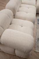 Pirkti Kampinė sofa Hanah Home Bubble L1-O1-1R-PUF, kreminė, dešininė, 190 x 288 x 75 cm - Photo 9