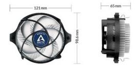 ausintuvas cpu am4 - Arctic Alpine 23 CO - 5 nuotrauka