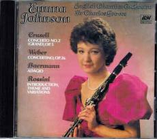 CD Crusell & Weber & Baermann & Rossini & Emma Johnson & English Chamber Orchestra & Sir Charles Groves - Clarinet Concertos