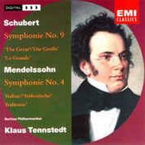 Pirkti CD Mendelssohn & Schubert & Berliner Philharmoniker & Klaus Tennstedt - Symphony No. 9 'The Great' / Symphony No. 4 'Italian' - Photo 1