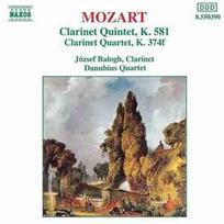 Pirkti CD Mozart & József Balogh  & Danubius Quartet - Clarinet Quintet, K.581, Clarinet Quartet, K.374f - Photo 1