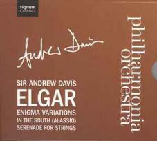 CD Elgar & Sir Andrew Davis & Philharmonia Orchestra - Enigma Variations/In The South (Alassio)/Serenade For Strings