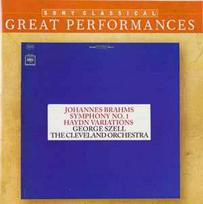 CD Johannes Brahms & George Szell & The Cleveland Orchestra - Symphony No.1/ Haydn Variations