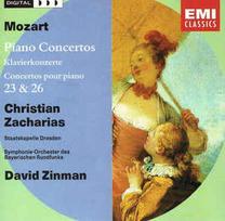 CD Christian Zacharias & David Zinman & Wolfgang Amadeus Mozart - Piano Concertos 23 & 26