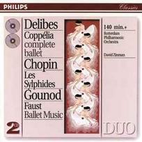 CD David Zinman & Rotterdams Philharmonisch Orkest - Delibes: Coppelia (Complete Ballet)/Chopin: Les Sylphides/Gounod: Faust Ballet Music