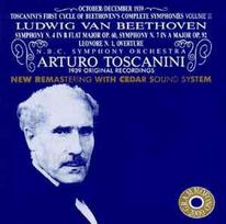 CD Ludwig van Beethoven & N.B.C. Symphony Orchestra & Arturo Toscanini - Symphonies Nos. 4 & 7 / Leonore I, Overture