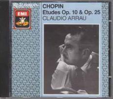 CD Chopin & Claudio Arrau - Etudes Op. 10 & Op. 25