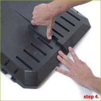 kompostas - Komposto dėžė Prosperplast Compogreen, 700 mm x 700 mm x 800 mm, 320 l - 6 nuotrauka