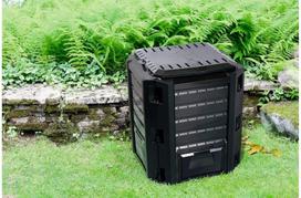 kompostas - Komposto dėžė Prosperplast Compogreen, 700 mm x 700 mm x 800 mm, 320 l - 10 nuotrauka