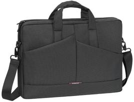 laptop case 15 - Rivacase Tivoli Diagonal Plus Laptop Bag 15.6'' Grey - 1 nuotrauka