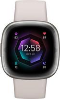 fitbit sense - Fitbit Sense 2 Lunar White/Platinum - 2 nuotrauka