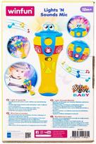 vaikiskas mikrofonas - Interaktyvus žaislas Smily Play Winfun Lights & Sound Mic, 1 vnt. - 5 nuotrauka
