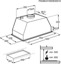 montuojamas gartraukis - AEG DGB2531M - 8 nuotrauka