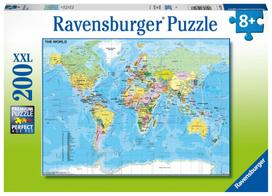 Ravensburger XXL Puzzle Map Of World 200pcs 128907